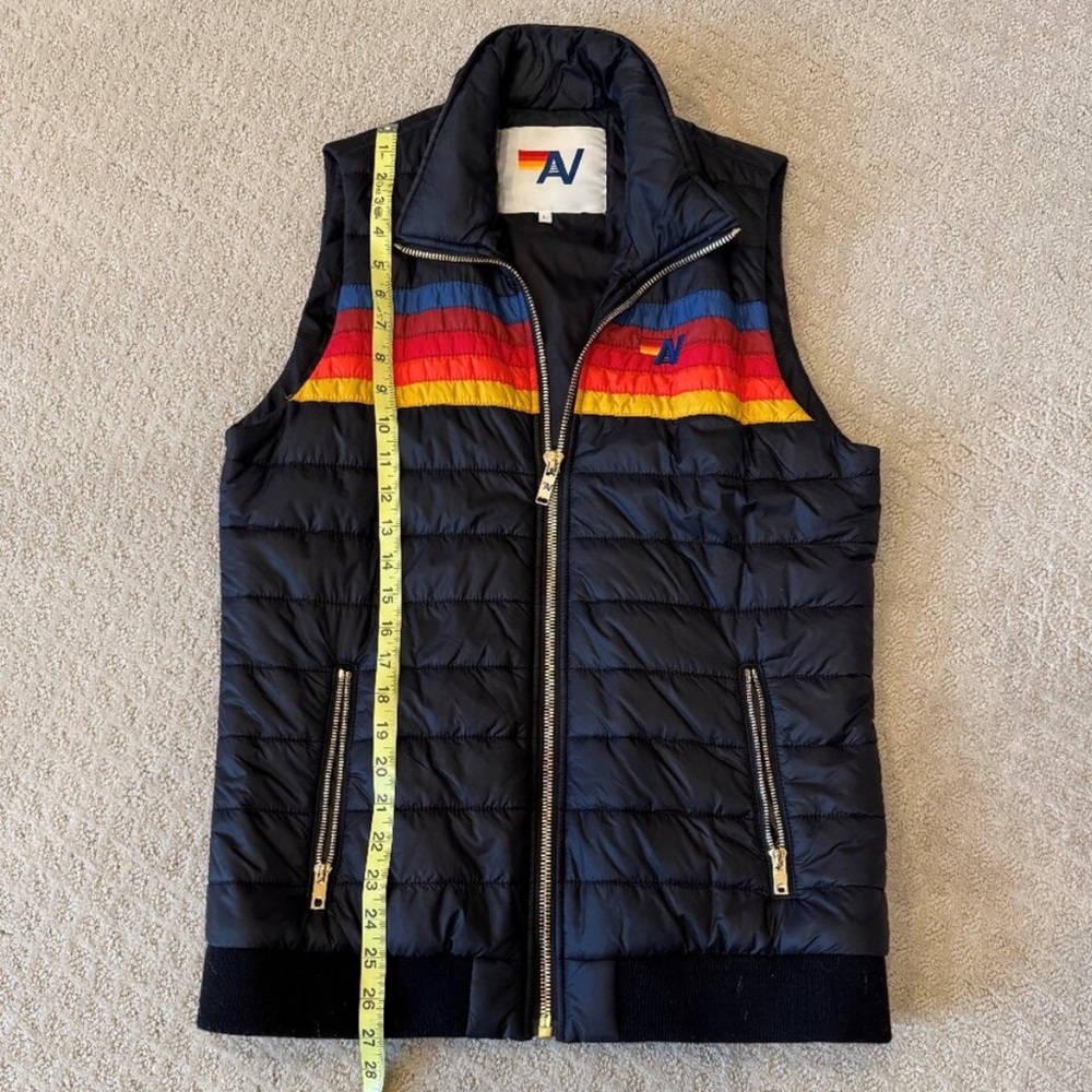 AVIATOR NATION WOMEN'S 5 STRIPE VEST - BLACK LARGE
PERFECT CONDITION